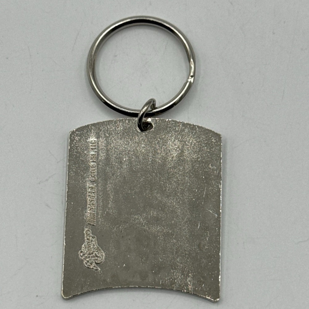 Jeff Gordon Halston Z-14 Flame Metal Keychain NASCAR Racing Collectible - Picture 2 of 4